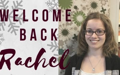 Welcome back Rachel Marks!